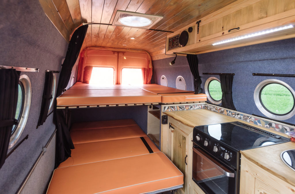 Love Campers Sprinter Conversion - Interior Beds