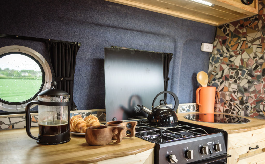 Love Campers Sprinter Conversion - Kitchen