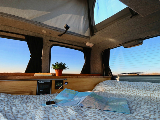campervan trip with a micro camper