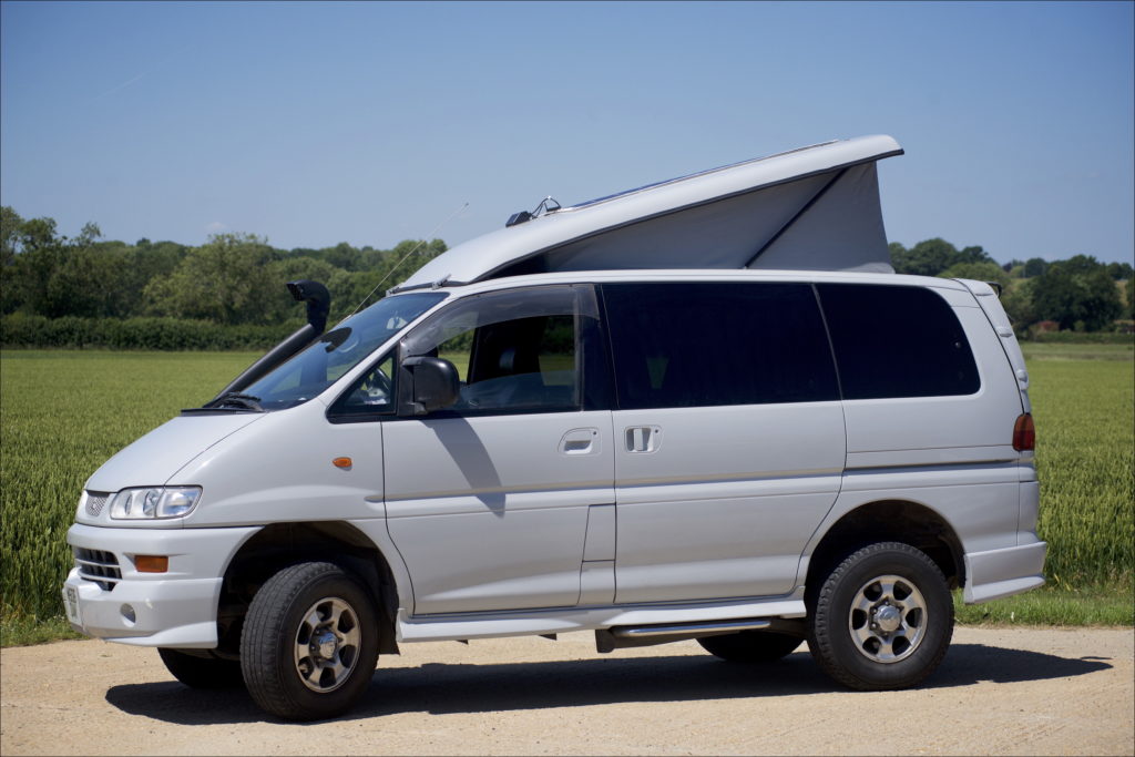 Mitsubishi Delica Campervan with Poptop roof