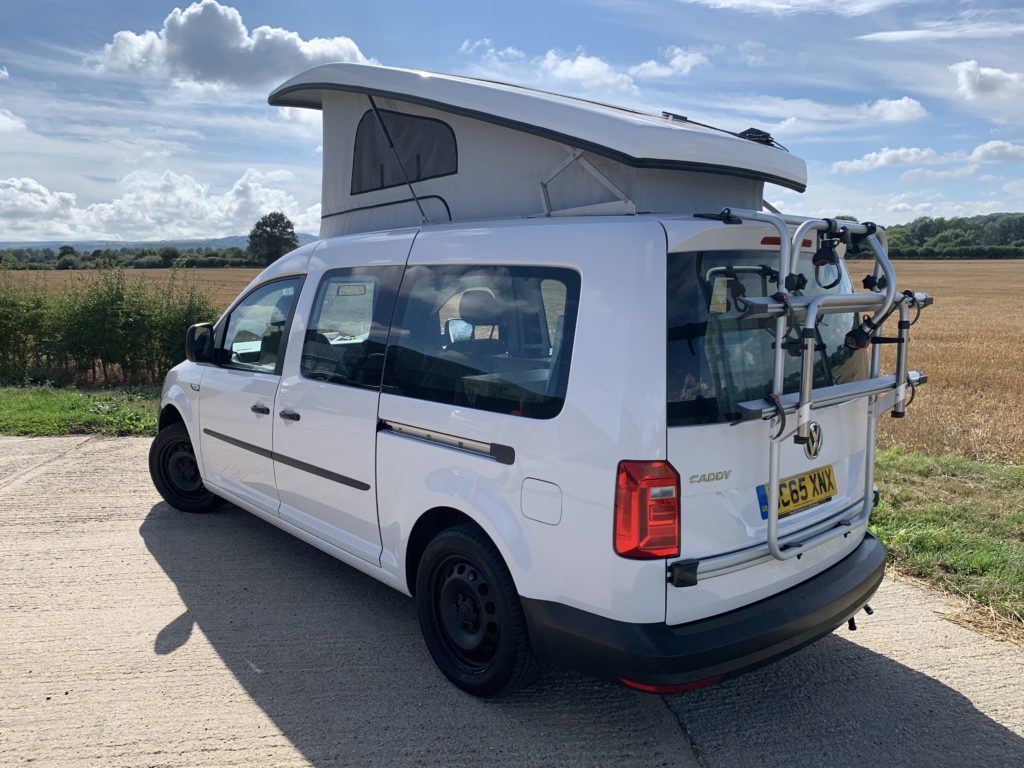 campervan with bike rack conversion