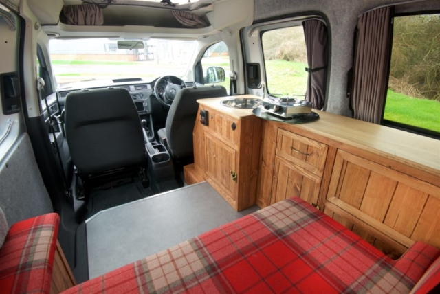 VW caddy campervan conversion